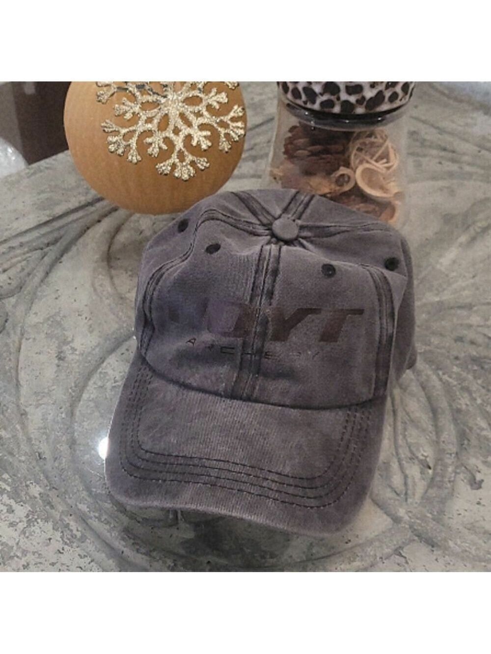 Gray baseball hat adjustable